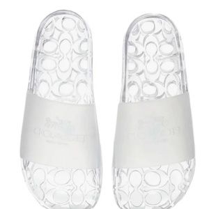 COPY - Coach jelly slides- clear